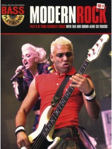 Modern Rock: Bass Play-Along Volume 4 (book/CD)