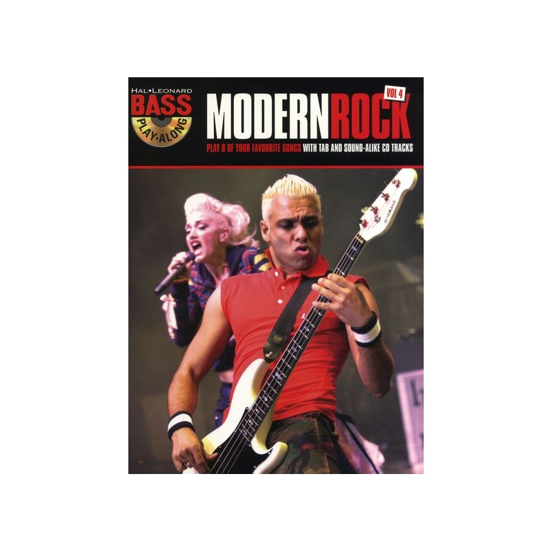Modern Rock: Bass Play-Along Volume 4 (book/CD)