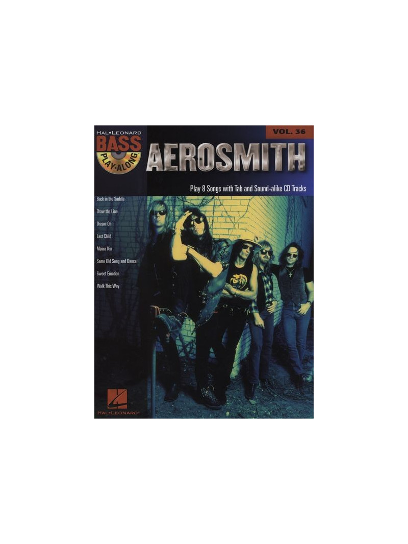 Aerosmith: Bass Play-Along Volume 36 (book/CD)