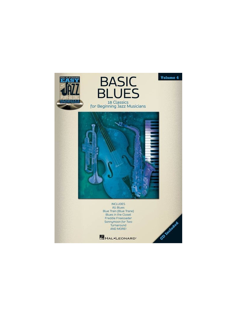 Easy Jazz Play-Along Volume 3: Basic Blues (book/CD)