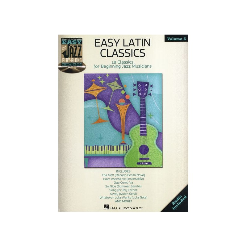 Easy Jazz Play-Along Volume 5: Easy Latin Classics (book/CD)