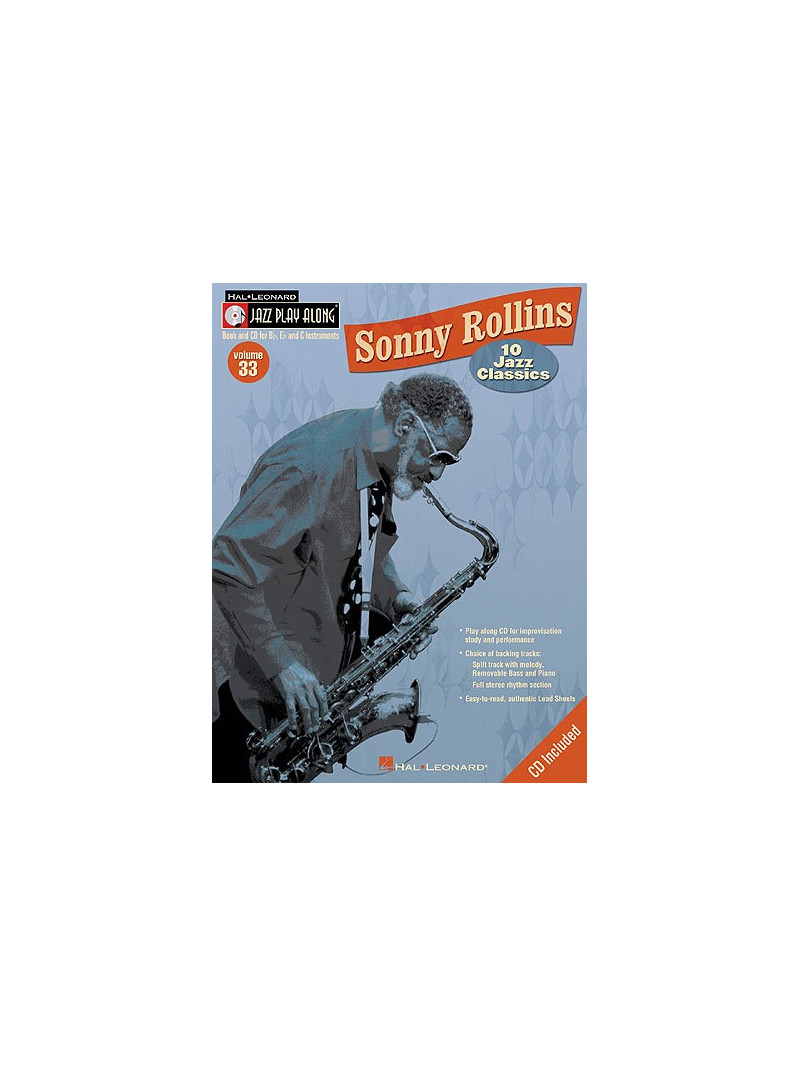 Sonny Rollins: Jazz Play-Along Volume 33 (book/CD)