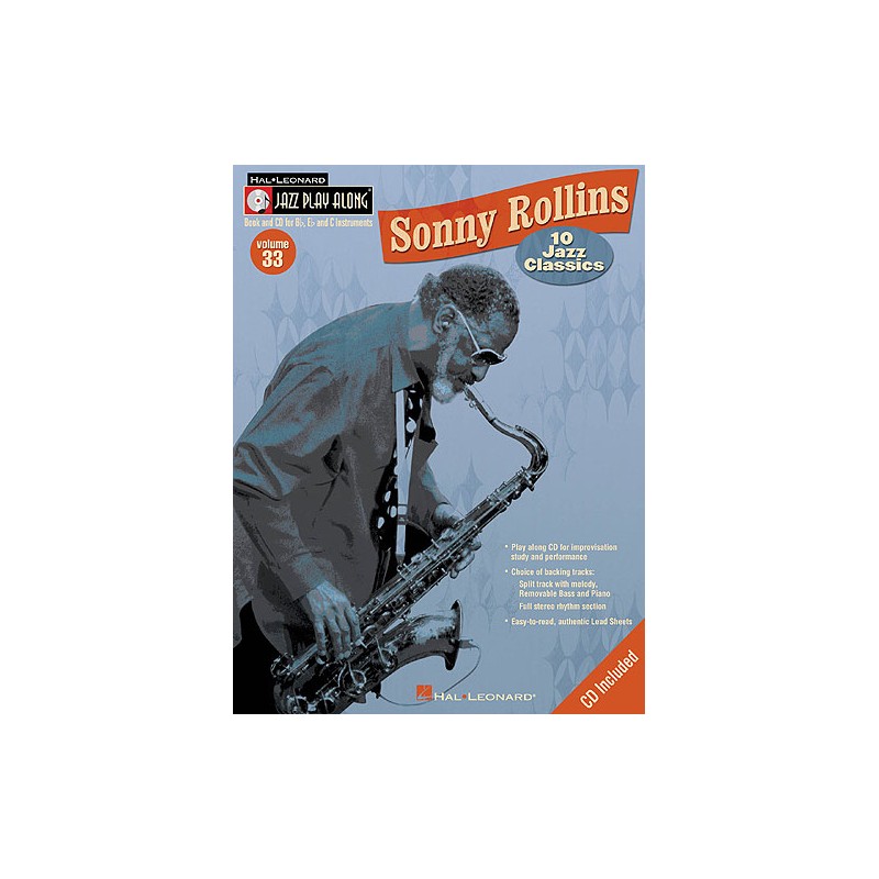 Sonny Rollins: Jazz Play-Along Volume 33 (book/CD)
