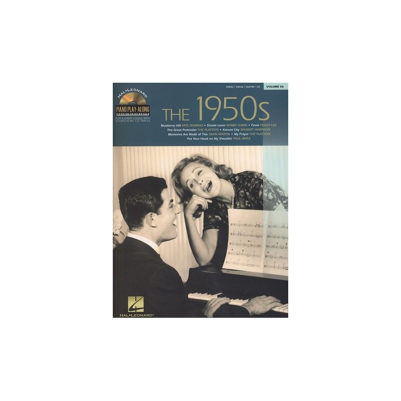 Piano Play-Along: The 1950s  Volume 56 (book/CD)