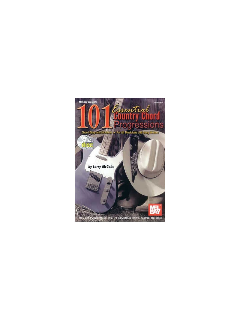 101 Essential Country Chord Progressions (book/CD)