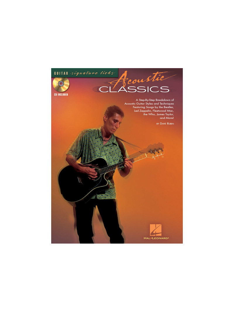 Guitar Signature Licks: Acoustic Classics (book/CD)