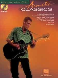 Guitar Signature Licks: Acoustic Classics (book/CD)