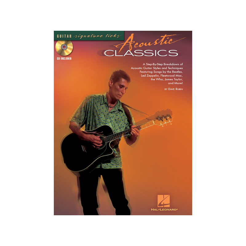 Guitar Signature Licks: Acoustic Classics (book/CD)