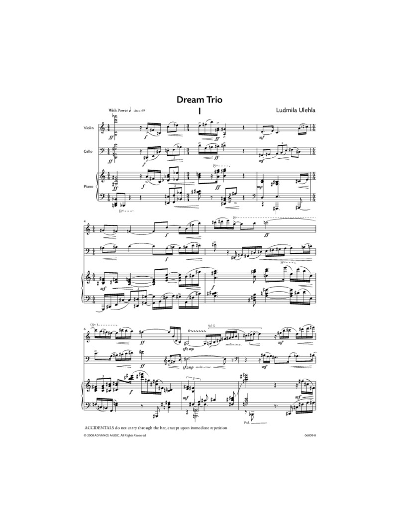 Dream Trio - Violin, Cello and Piano