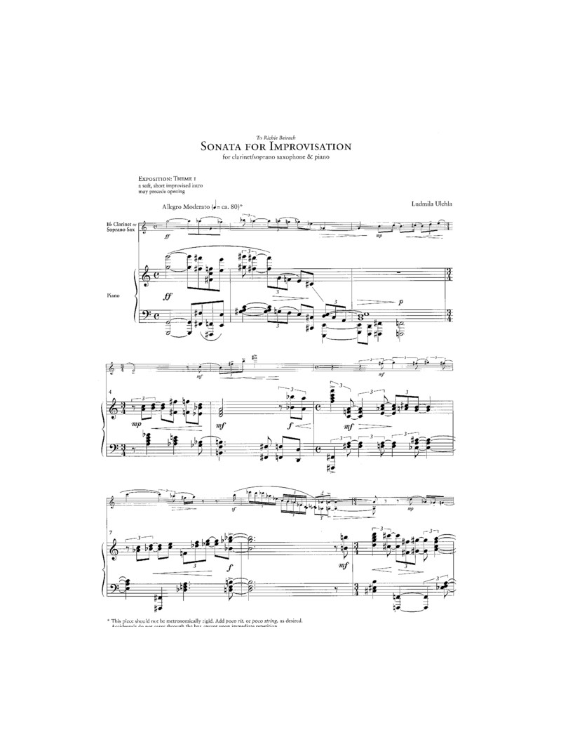 Sonata for Improvisation