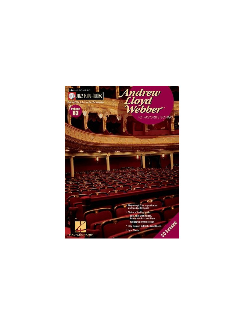 Jazz Play-along Volume 83: Andrew Lloyd Webber (book/CD)