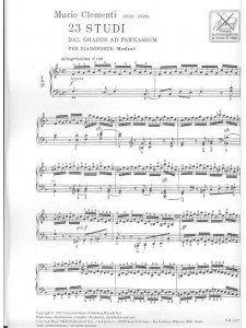23 Studi dal 'Gradus ad Parnassum' per pianoforte