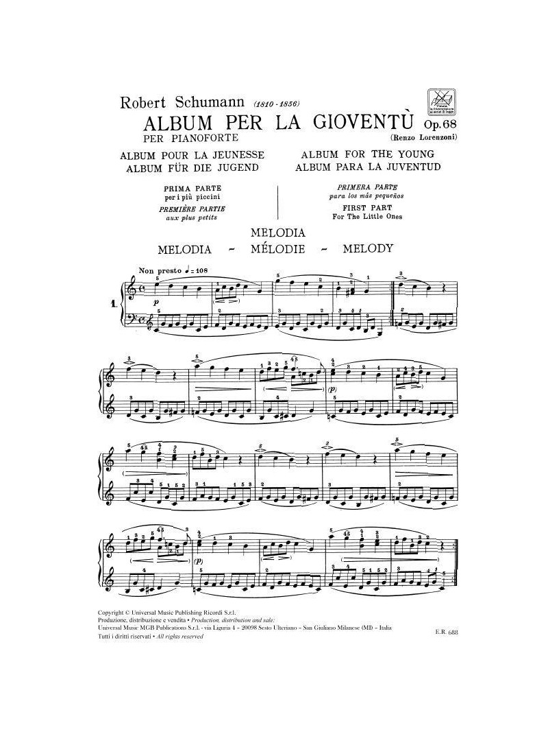 Schumann - Album per la gioventù
