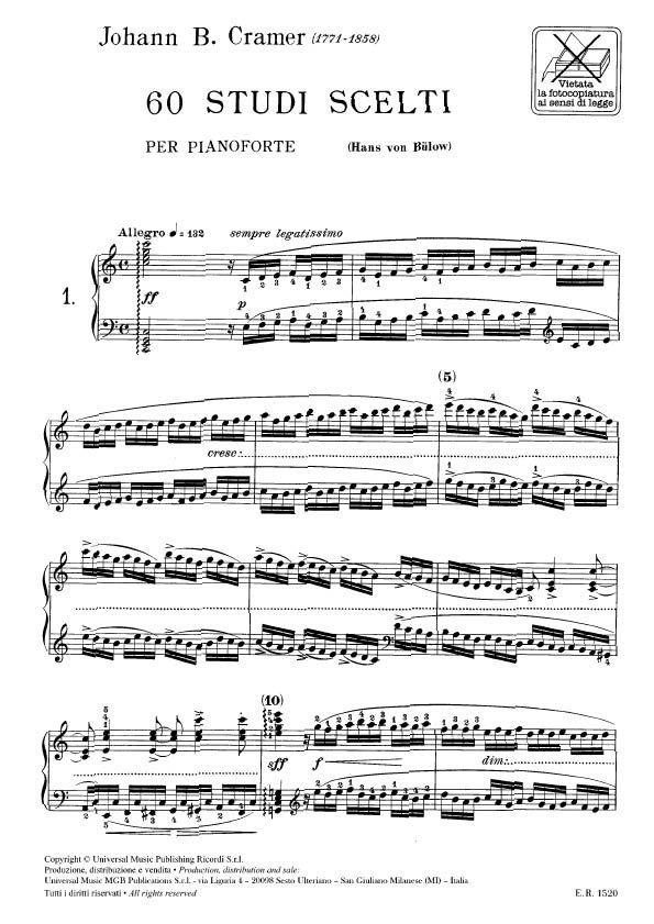 60 Studi scelti per pianoforte (libro/CD)