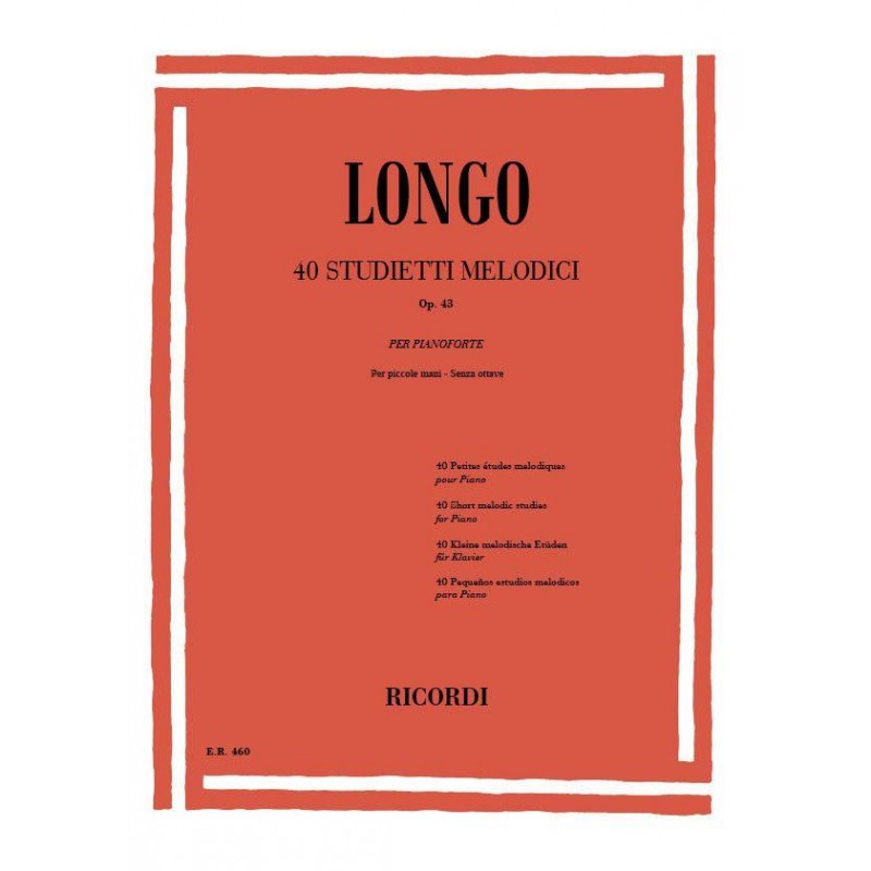 Longo - 40 studietti melodici