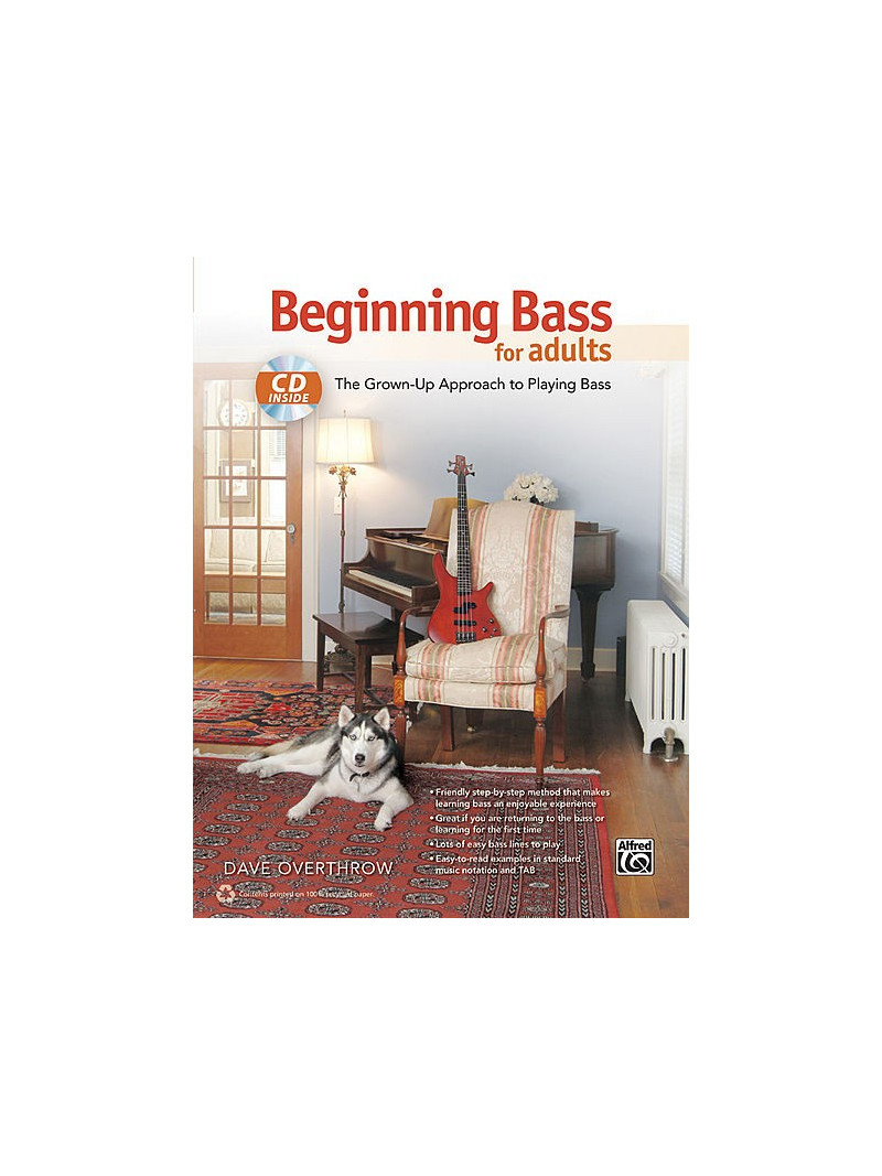 Beginning Bass for Adults (book/CD)