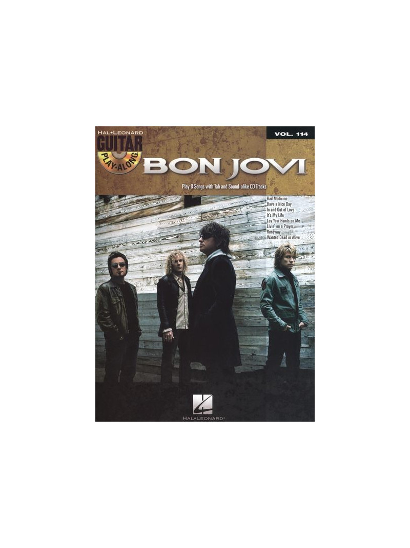 Bon Jovi: Guitar Play-Along Volume 114 (book/CD)