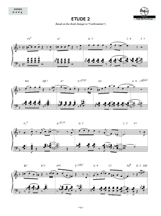 Reading Key Jazz Rhythms for Piano (book/CD play along)