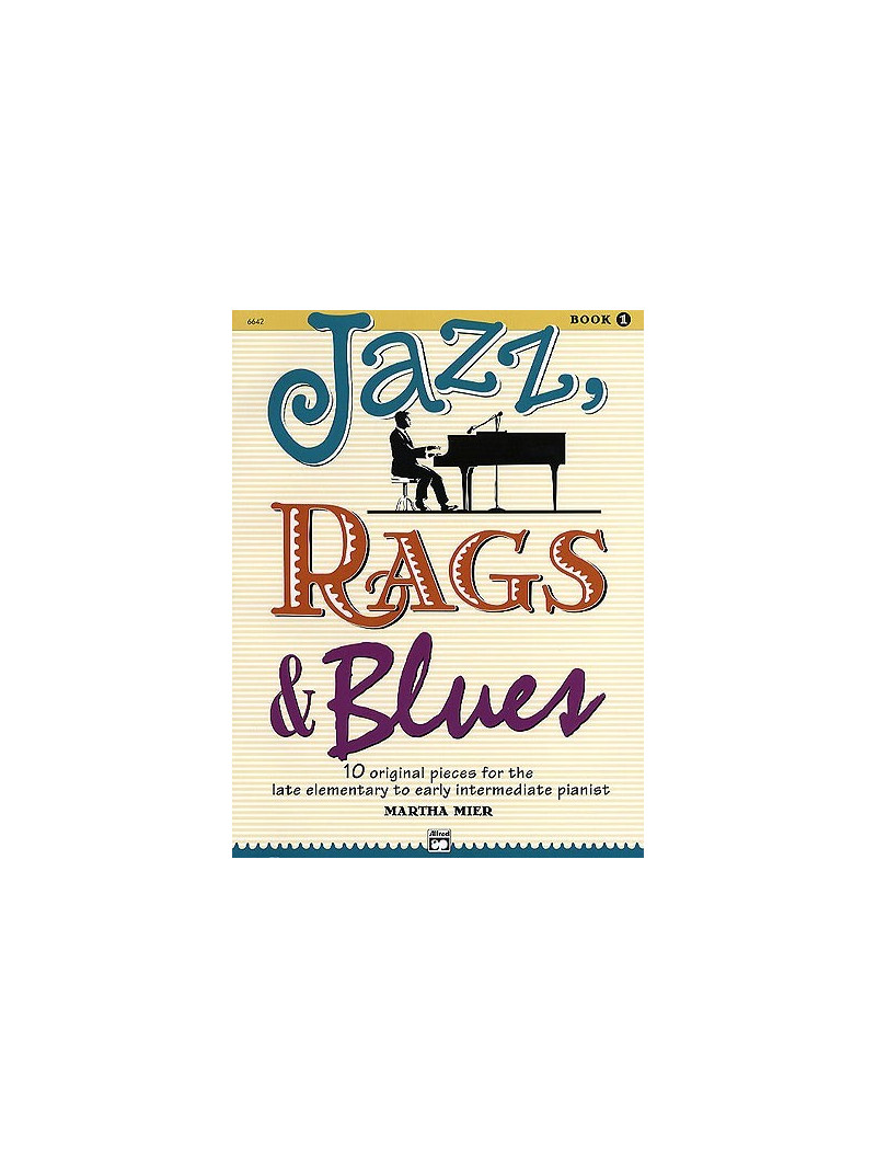 Jazz, Rags & Blues, Book 1 (book/CD)