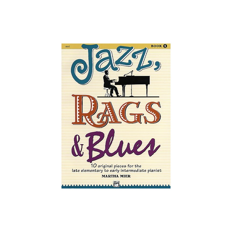 Jazz, Rags & Blues, Book 1 (book/CD)