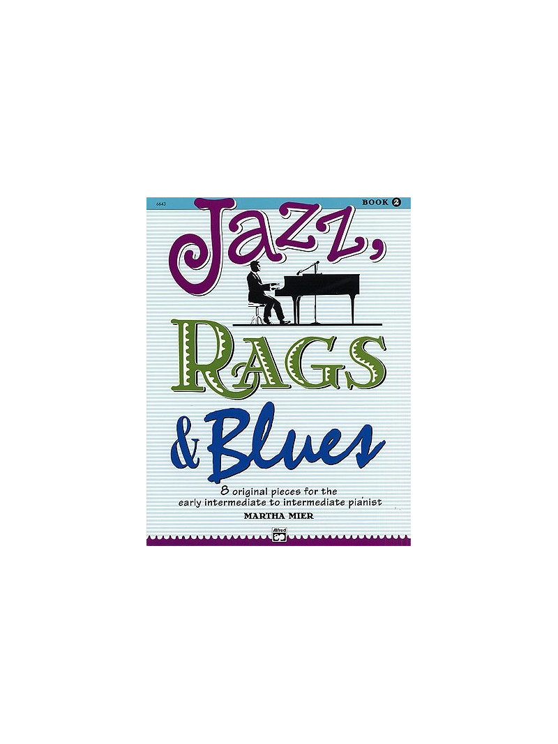 Jazz, Rags & Blues, Book 2 (book/CD)