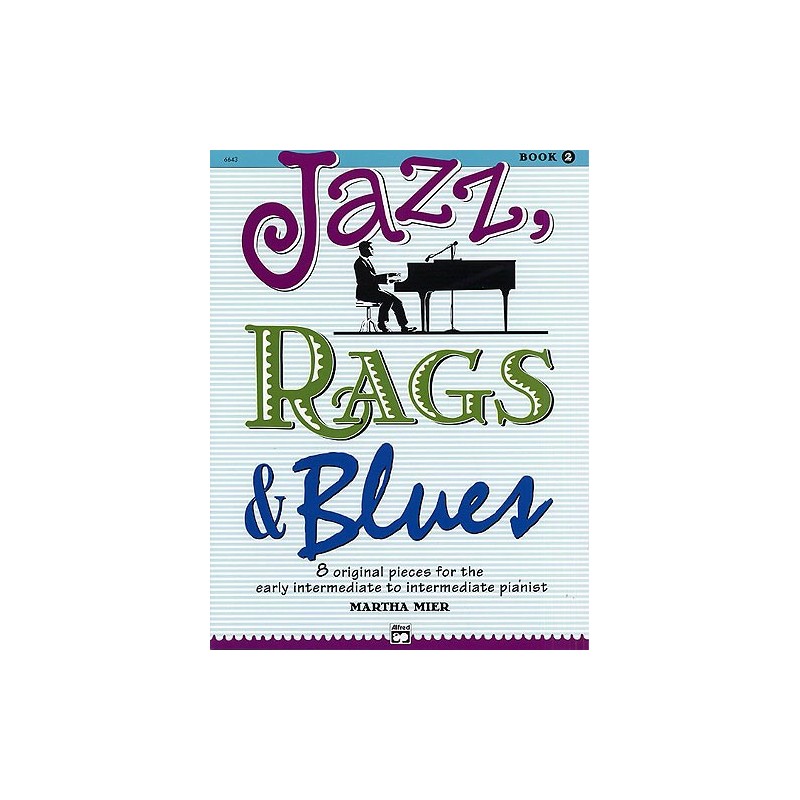 Jazz, Rags & Blues, Book 2 (book/CD)