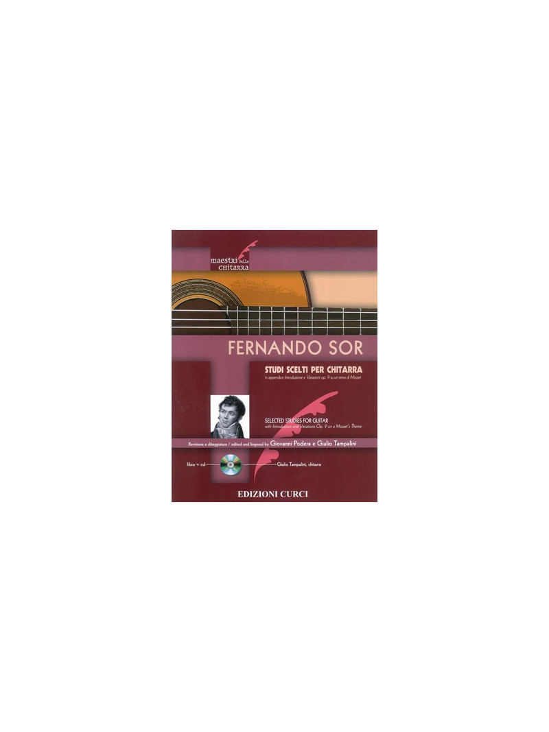 Fernando Sor: Studi scelti per chitarra (libro/CD)
