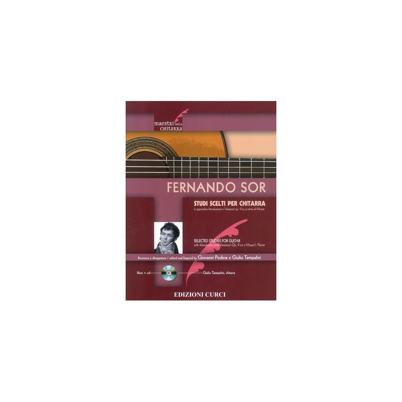Fernando Sor: Studi scelti per chitarra (libro/CD)