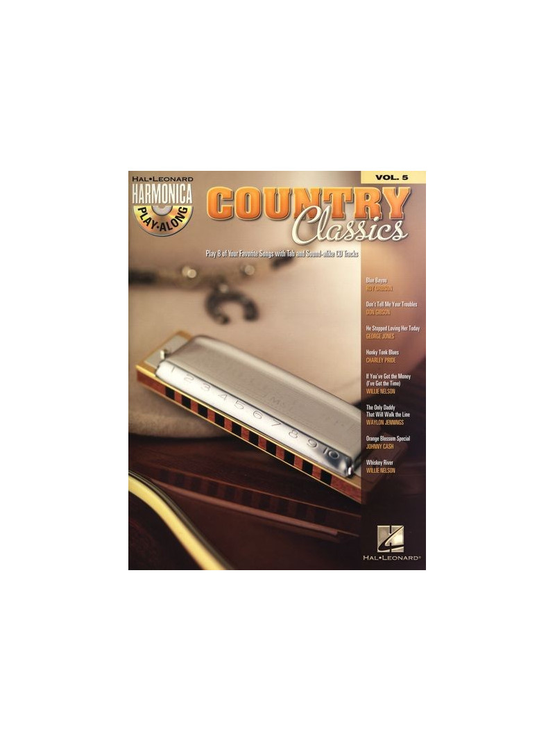 Country Classics: Harmonica Play-Along Volume 5 (book/CD)