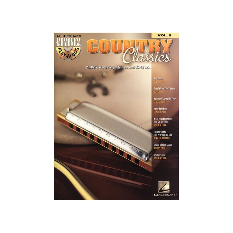 Country Classics: Harmonica Play-Along Volume 5 (book/CD)