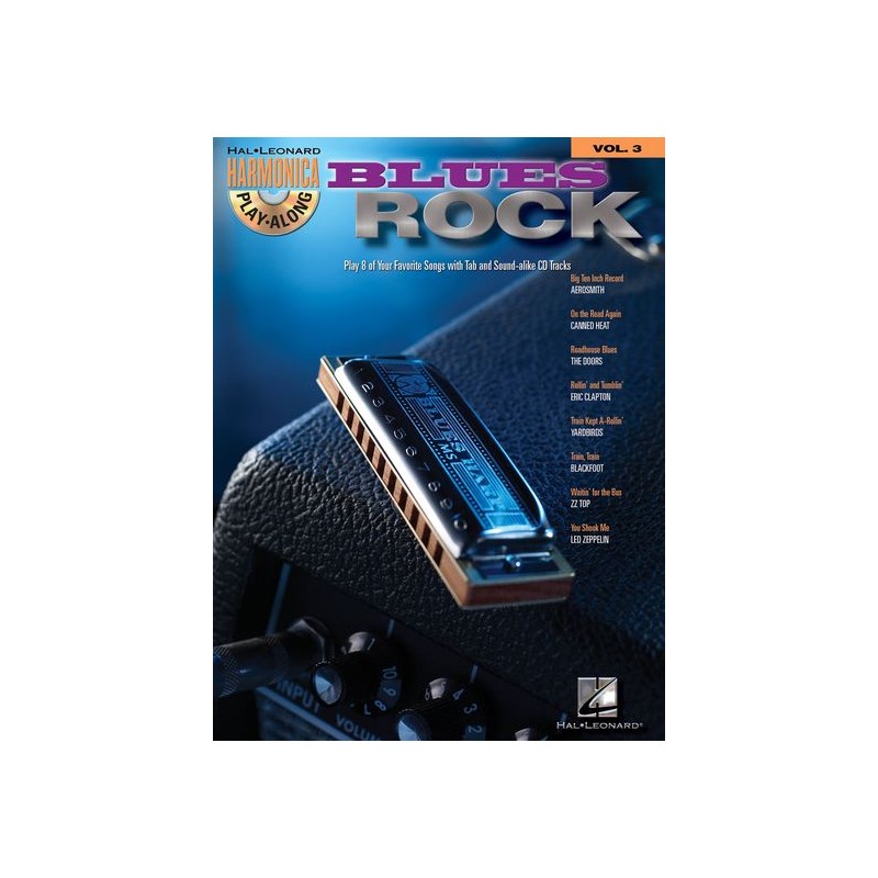 Blues Rock Harmonica Play Along Volume 3,
