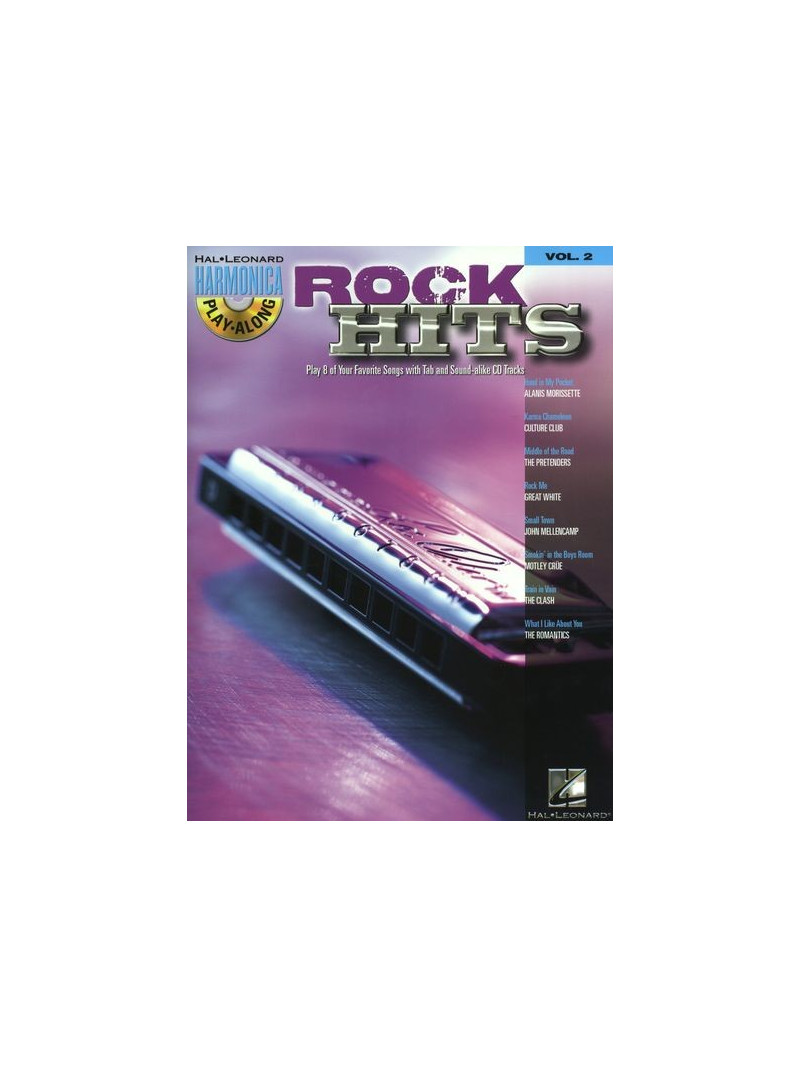 Rock Hits: Harmonica Play-Along Volume 2 (book/CD)