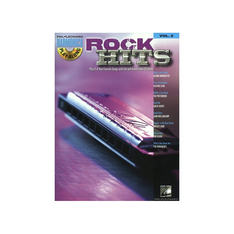 Rock Hits: Harmonica Play-Along Volume 2 (book/CD)
