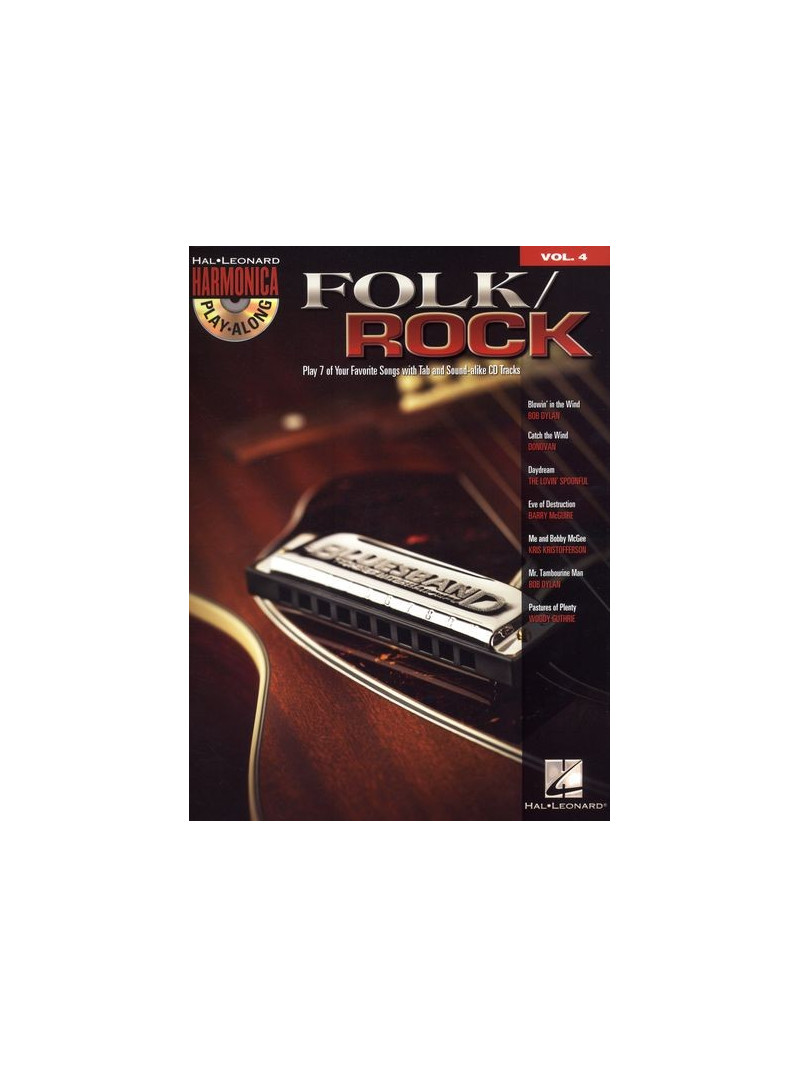 Harmonica Play-along: Folk/Rock (book/CD)