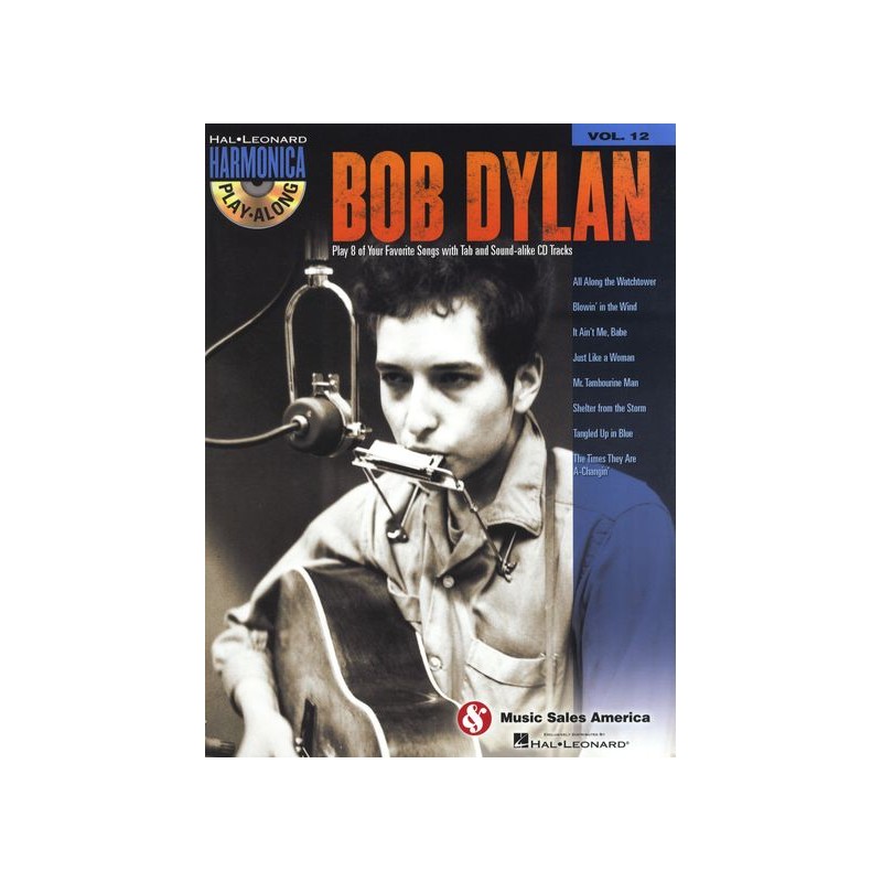 Bob Dylan: Harmonica Play-Along Volume 12 (book/CD)