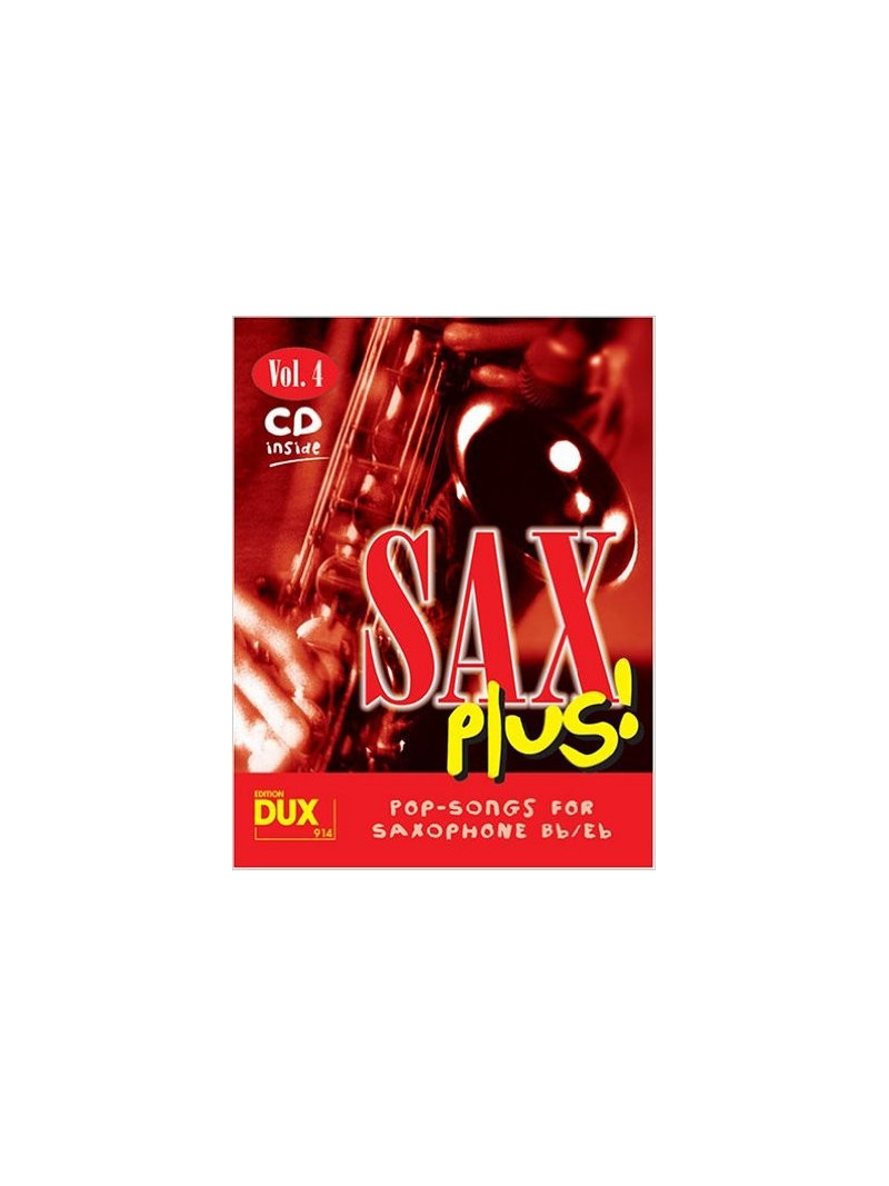 Sax Plus! - Volume 4 (book/CD)
