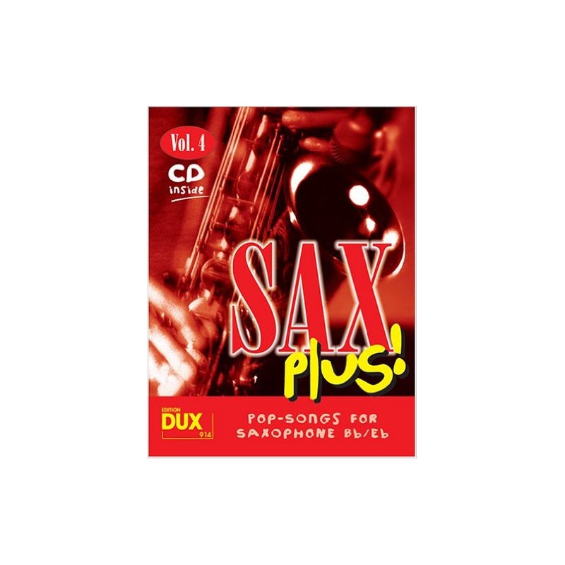 Sax Plus! - Volume 4 (book/CD)