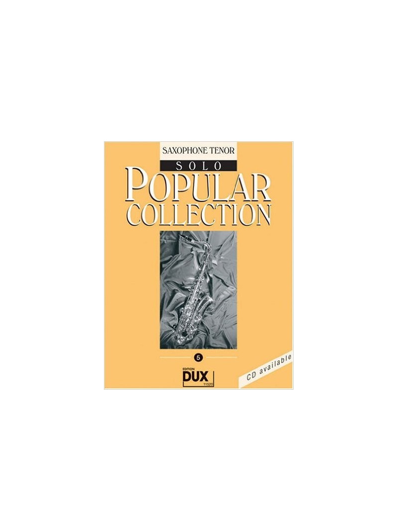 Popular Collection Volume 5 - Tenor Saxophone (book/CD)