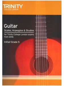 Guitar & Plectrum Guitar Scales, Arpeggios & Studies Initial - Grade 5 from 2016 