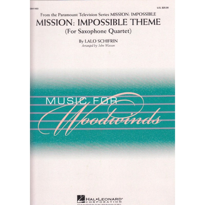 Mission: Impossible theme (sax quartet)