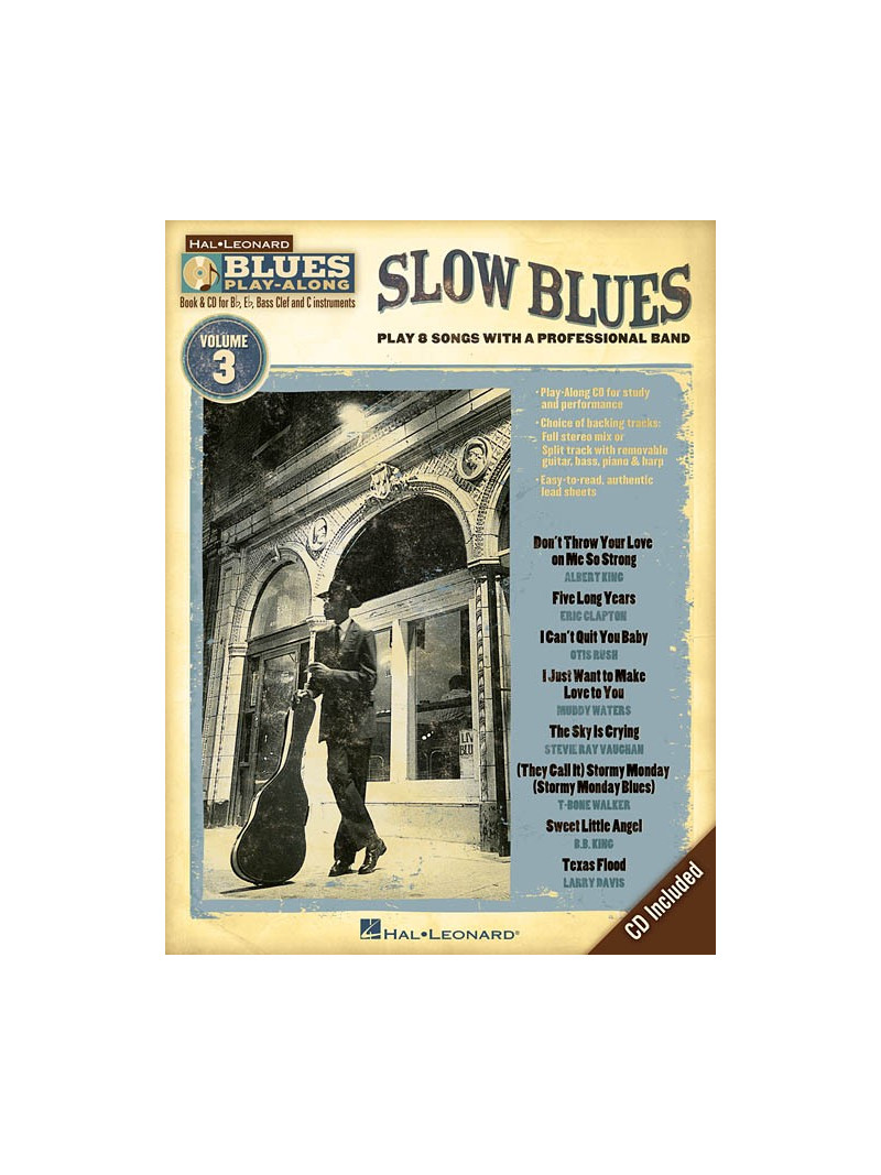 Blues Play-Along Volume 3: Slow Blues (book/CD)