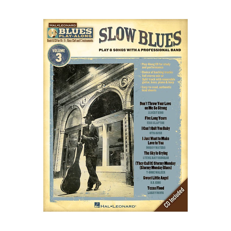 Blues Play-Along Volume 3: Slow Blues (book/CD)