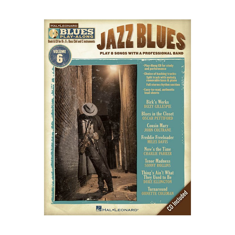 Blues Play-Along Volume 6: Jazz Blues (book/CD) 