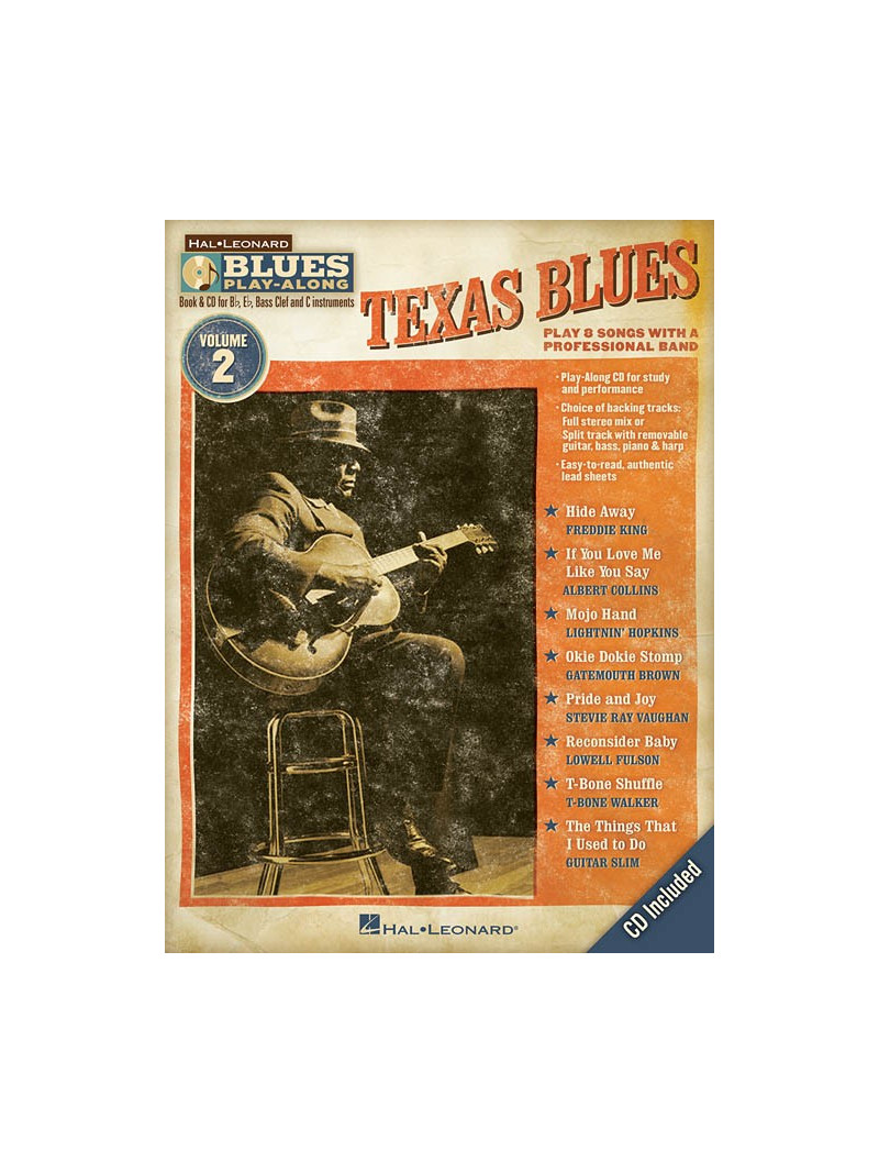Blues Play-Along Volume 2: Texas Blues (book/CD) 