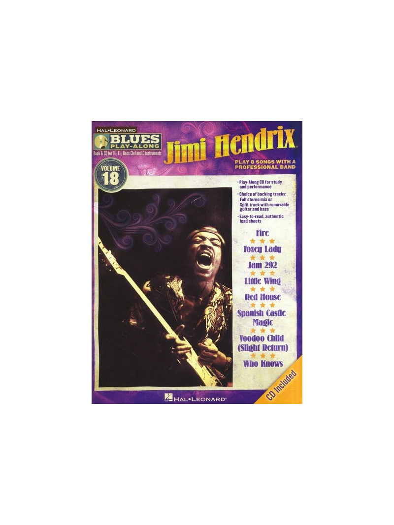 Blues Play-Along Volume 18: Jimi Hendrix (book/CD)