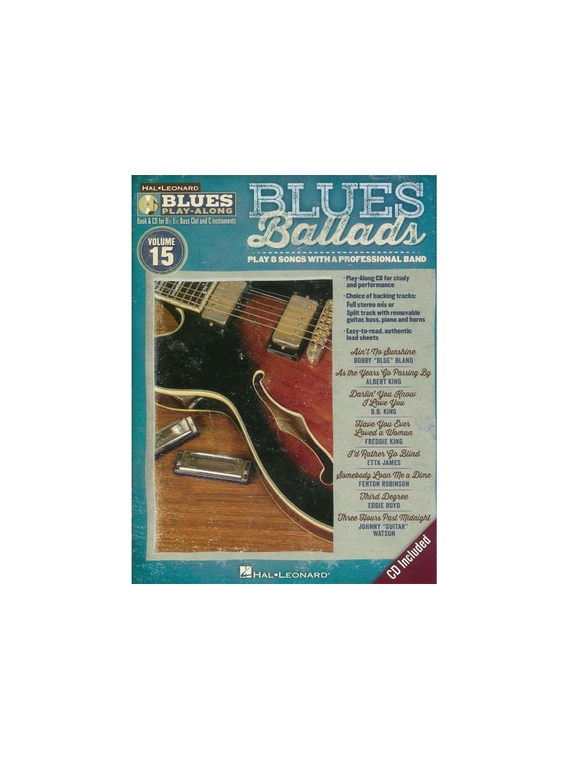 Blues Play-Along Volume 15: Blues Ballads (book/CD)