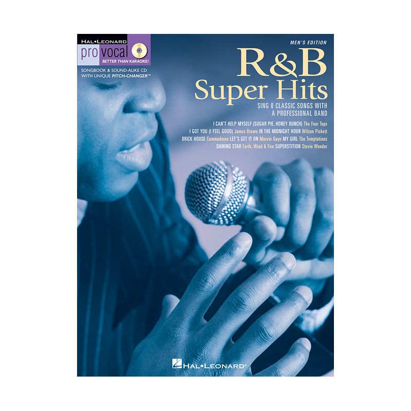 Pro Vocal: R&B Super Hits Volume 6 (book/CD sing-along)
