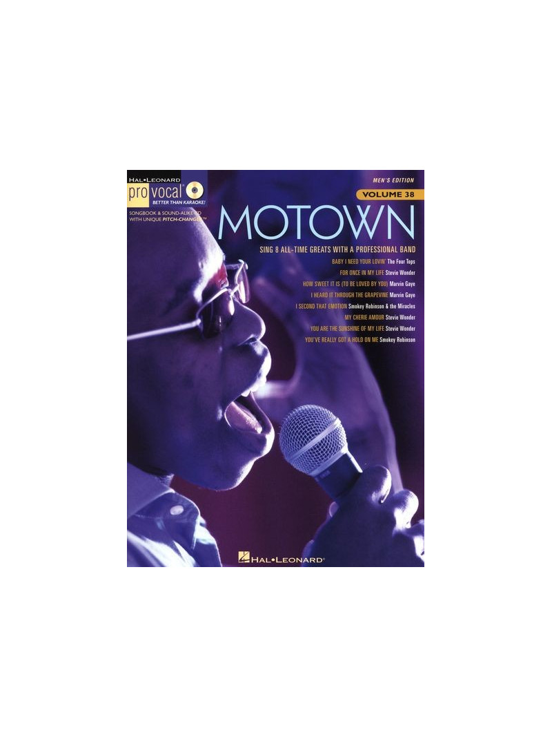 Pro Vocal: Motown (book/CD play-along)