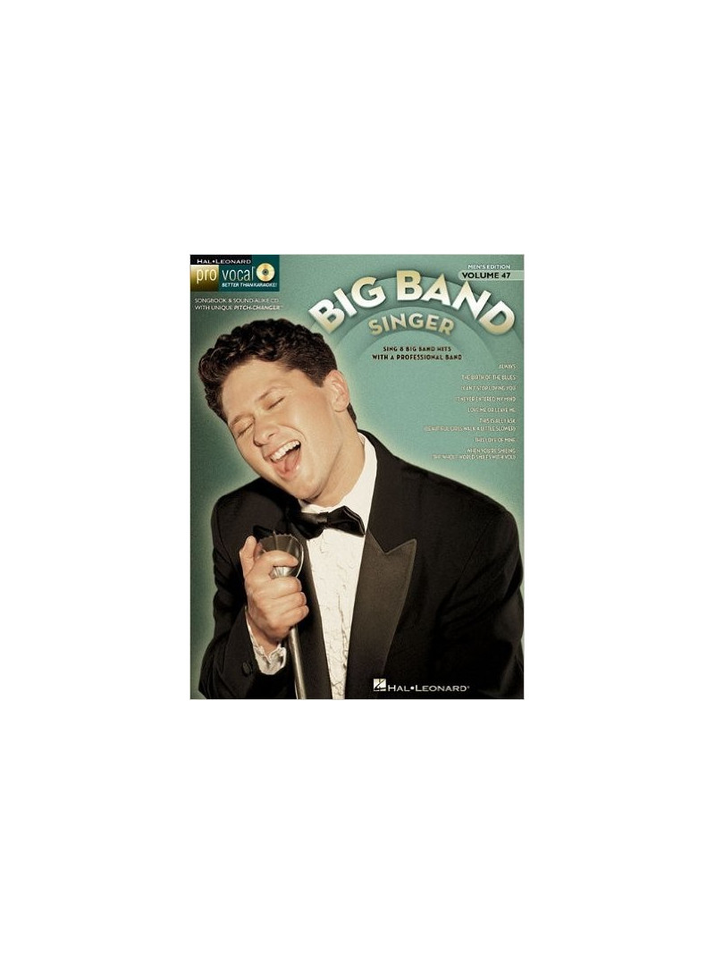 Pro Vocal: Big Band Singer Volume 47 (book/CD sing-along)