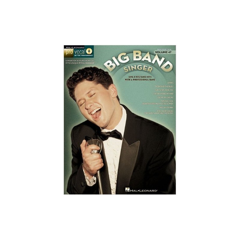 Pro Vocal: Big Band Singer Volume 47 (book/CD sing-along)